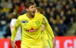 L'Argentin Emiliano Sala au cours d'un match de championnat de France contre Nancy, le 10 janvier 2017 à Nantes