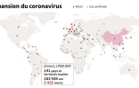 L'expansion du coronavirus