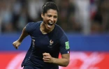 L'attaquante des Bleues Valérie Gauvin buteuse contre la Norvège dans le groupe A du Mondial, le 12 juin 2019 à l'Allianz Riviera de Nice