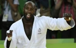 Le Français Teddy Riner lors de sa victoire aux jeux Olympiques de Rio, le 12 août 2016
