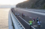 [Photos] Marathon de la corniche : 1.300 coureurs sur le bitume, la route du littoral fermée dans le sens nord - ouest