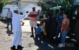 Baptême des couteaux à Saint-Pierre avant la campagne sucrière dans le sud