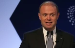 Le Premier ministre maltais Joseph Muscat à Londres, le 16 avril 2018
