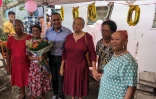 Azeline Atrigo nouvelle centenaire de Saint-Leu décembre 2023 