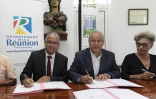 Signature du pacte de solidarité territorial entre le Département Saint-Benoît et Sainte-Suzanne