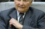 Jacques Servier, fondateur des Laboratoires Servier, qui fabriquait le Mediator, lors du procès au tribunal de Nanterre le 21 mai 2013