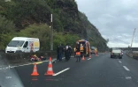 Route du littoral : accident motard 