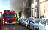 Incendie centre-ville Saint-Denis