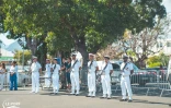 Le Port : cérémonie de fin de formation pour la première promotion Marine du service national à La Réunion
