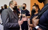 Eric Dupond-Moretti visite tribunal judiciaire saint-denis