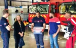 Saint-Louis : l'association Boska distribue des masques aux familles des pompiers