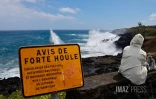 Saint-Pierre : Forte houle dans le sud