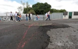 travaux RN1 la Possession