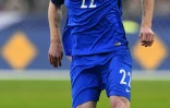 Jérémy Mathieu lors du match France-Russie, le 29 mars 2016 au Stade de France