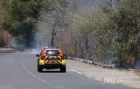 Feu de broussailles à Savannah Saint-Paul