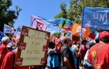 mobilisation de l'intersyndicale de la fonction publique à la prefecture 