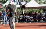 Championnat régional street workout au Port, bek la barre 