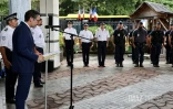 Hommage à Malartic pour les trois policiers tués