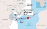 La ville côtière de Beira et sa région ont été sévèrement touchées par le passage du cyclone tropical Idai au Mozambique et au Zimbabwe