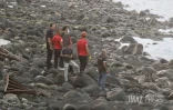 Saint-André : un navire échoué sur le littoral de Champ Borne