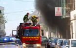 Incendie centre-ville Saint-Denis