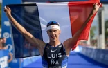 Le Français Vincent Luis champion du monde lors du biathlon de Lausanne le 31 août 2019