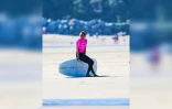 Alice Lemoigne règne sur le longboard européen à Newquay en Angleterre [