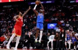Shai Gilgeous-Alexander lors du match contre les Spurs, le 20 octobre 2026 à San Antonio