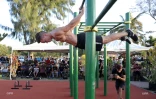 Championnat régional street workout au Port, bek la barre 