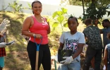 Plantation de plantes endémiques