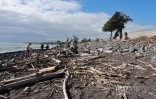 ramassage déchets après le cyclone 