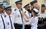 installation des commissaires Maniglier et Besse au commissariat du chaudron.