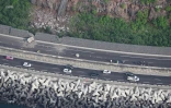 PHOTOS - Les blocs de pierre sont partis du sommet de la falaise