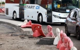 travaux RN1 la Possession