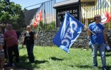 Manifestation des enseignants remplaçants devant le rectorat