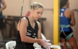 aleksandra miroslaw , championne d'escalade