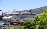 Le Port : les passagers du paquebot Norwegian Dawn débarquent à La Réunion