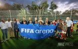 inauguration du terrain FIFA arena 