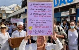 Manifestation à Saint-Pierre : quelques dizaines de personnes rassemblées 