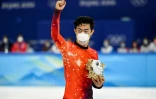 Le patineur américain d'origine chinoise Nathan Chen sacré aux Jeux de Pékin, le 10 février 2022