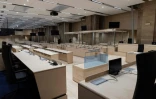 La salle d'audience construite spécialement pour le procès des attentats du 13 novembre 2015, le 4 juin 2021 au Palais de justice de Paris 