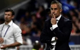 L'entraîneur de Lyon Sylvinho lors de la réception du Zenit Saint-Petersbourg en Ligue des champions le 17 septembre 2019