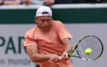 Le Français Alexandre Müller à Roland-Garros le 27 mai 2025 à Paris
