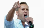 L'opposant russe Sergueï Navalny le 20 juillet 2019 lors d'une manifestation à Moscou