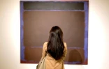 Le tableau de Mark Rothko "Untitled", mis aux enchères à partir du 16 mai, à New York le 6 mai 2022