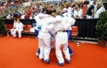 lucie ignace en finale du championnat du monde de karaté