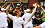 La flamme olympique Réunion