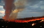 Eruption au Piton de la fournaise