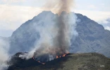 Incendie au Maïdo : la fumée visible de loin 