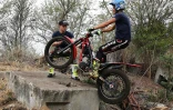 Trial moto avec Kieran TOULY,
